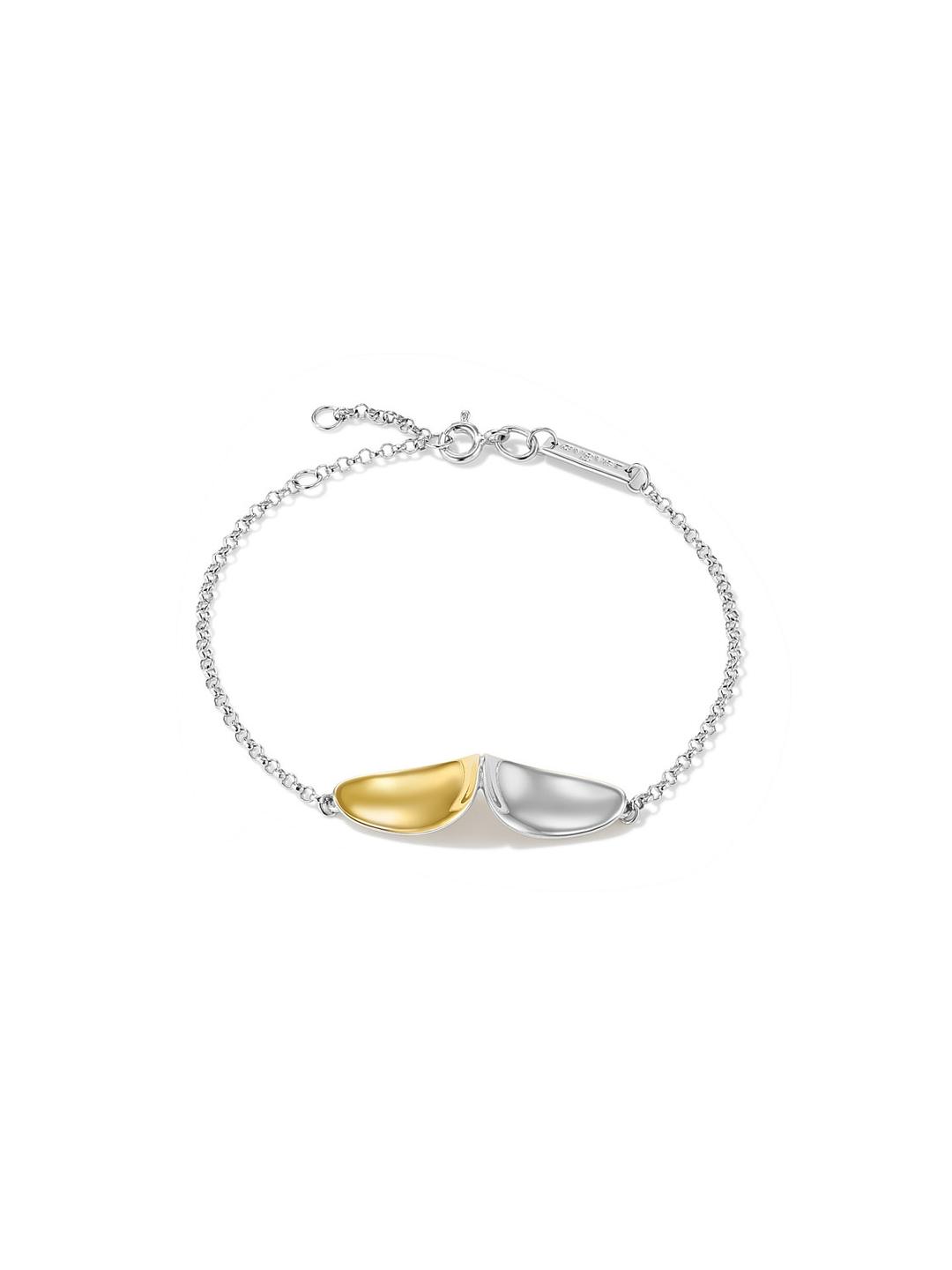 Браслет резонанс с позолотой