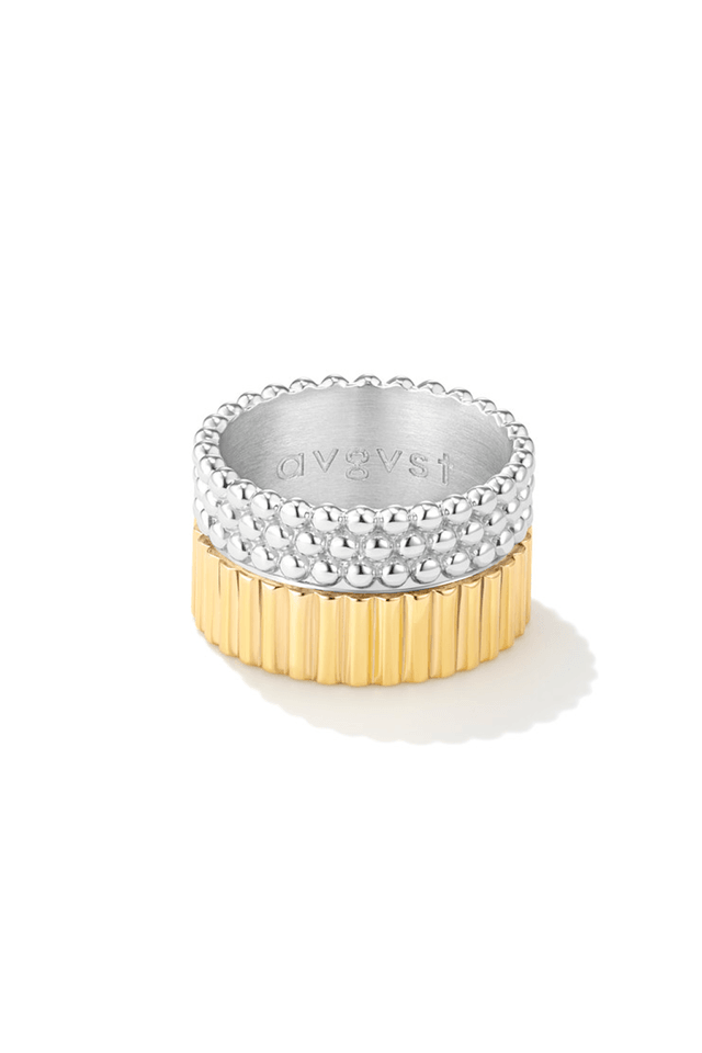 Кольцо стеклярус и бисер с позолотой