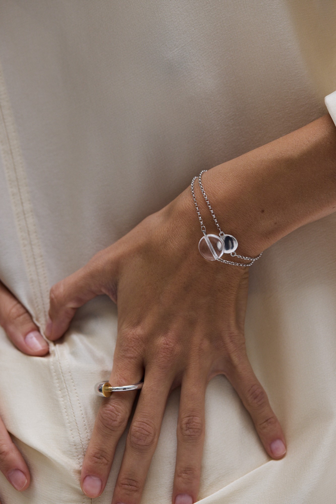 Браслет Eclipse с горным хрусталем