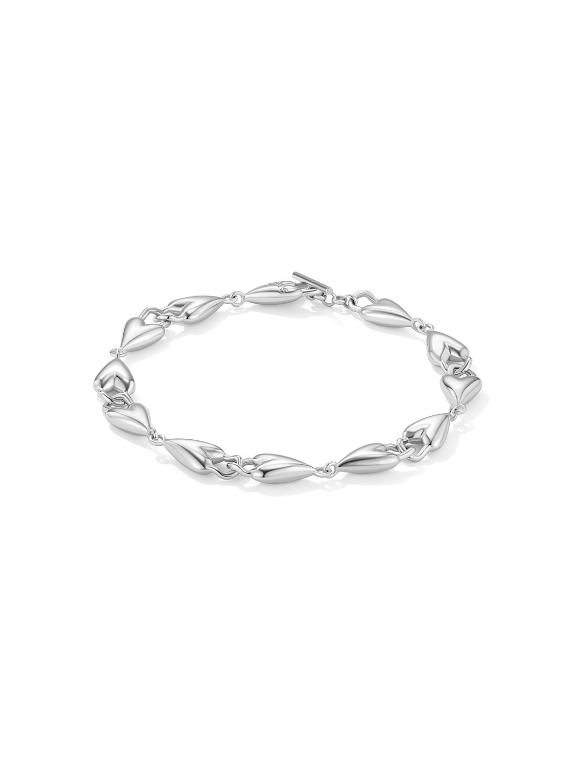 Браслет из сердец-замков