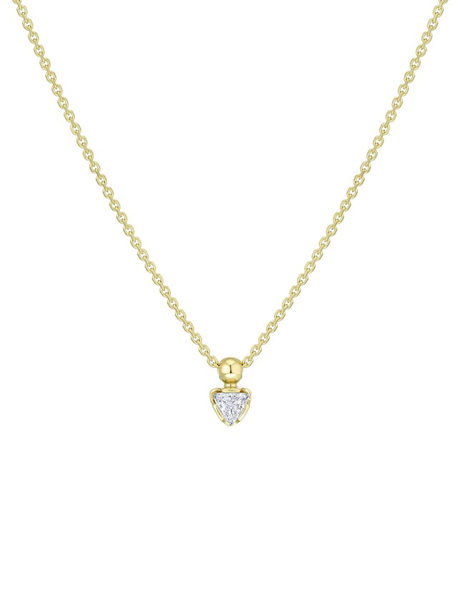 Подвеска-пятница триллион из лимонного золота