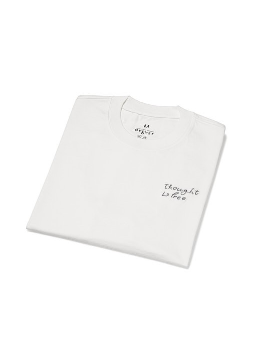 Футболка Thought is free белая