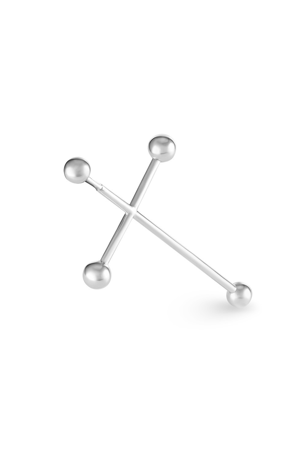 Моносерьга геральдический крест